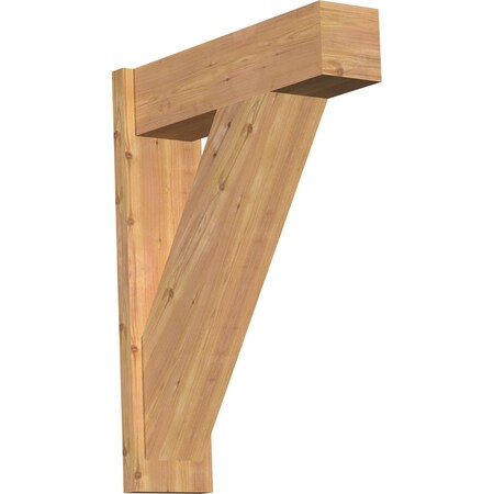 Ekena Millwork Traditional Block Smooth Outlooker, Western Red Cedar, 7 1/2"W x 26"D x 34"H OUT08X26X34TRA05SWR